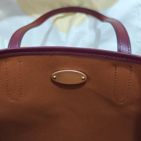 Coach White Bow Tote - Picture 5 of 7